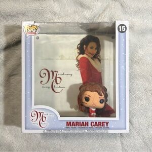 Funko Pop! Vinyl: Mariah Carey #15 Merry Christmas Album Cover With Figure